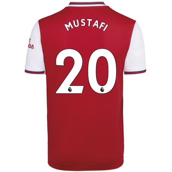 Trikot Arsenal NO.20 Mustafi Heim 2019-20 Rote Fussballtrikots Günstig